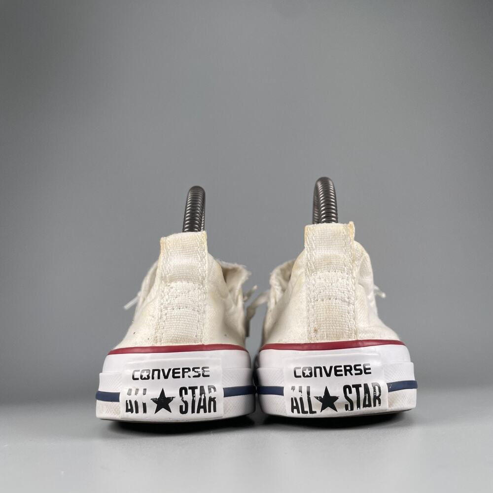 Converse Chuck Taylor All Star Shoreline Women's 9 White Canvas Slip-On Sneakers - Picture 3 of 9